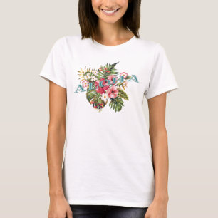 Camiseta Aloha floral tropical