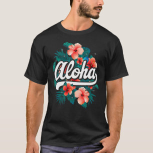 Camiseta Aloha Flowers Hawaii Hawaii Beach Luau Party