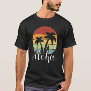 Camiseta Aloha Havaí Férias Havaianas Praia Verão Palmeira