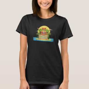 Camiseta Aloha Havaí Ilha Havaiana - Retro Vintage Tiki Su