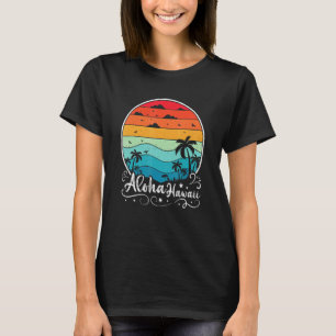 Camiseta Aloha Havaí Ilha Havaiana Verão Praia Surfe