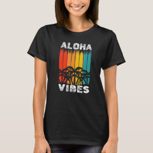 Camiseta Aloha Havaí Tiki Retro Vintage Maui Ohana Premium