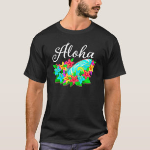 Camiseta Aloha Hawaii Da Ilha Sente A Aloha Spiri