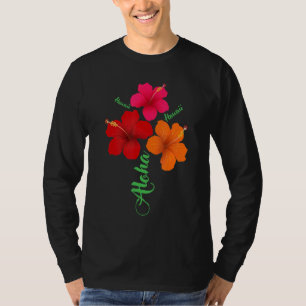 Camiseta Aloha Hawaii: Férias Fólvoras Gastas Com Flores Ha