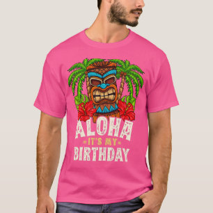 Camiseta Aloha Hawaii Festa de aniversário Havaiana