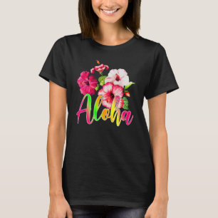 Camiseta Aloha Hawaii Flower Summer Family hibiscu