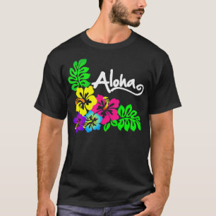 Camiseta Aloha Hawaii Havaii Praia Tropical de Luau