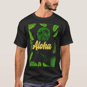 CAMISETA ALOHA HAWAII HOMENS MULHERES