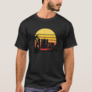 Camiseta Aloha Hawaii Ilha Havaiana Palm Trees Beach Vaca