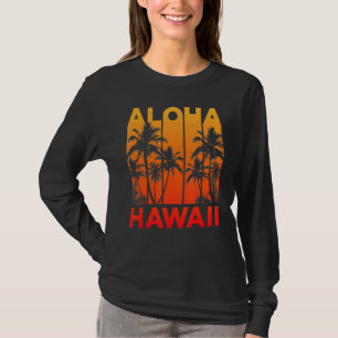 Camiseta Aloha Hawaii Ilha Havaiana Vintage 1980 Throwb