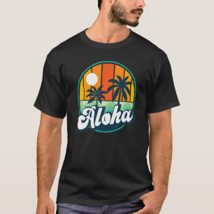 Camiseta Aloha Hawaii Ilha Hawaii — Gráfico Tropical de Ver