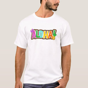 Camiseta Aloha Hawaii Ilhas Havaianas Tropicais de Surfe