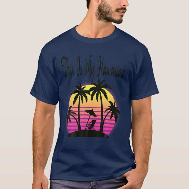 Camiseta Aloha Hawaii Matching Hawaiian Outfits For Family (Frente)