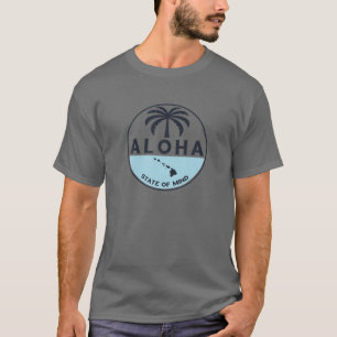 Camiseta Aloha Hawaii Palm Tree - Sinta A Aloha Havaiana S