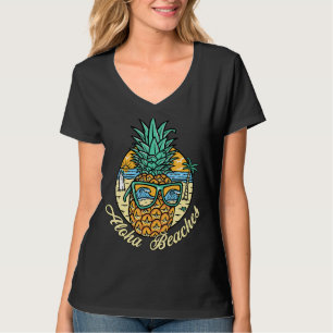 Camiseta Aloha Hawaii Pega No Havaí Surfar E Abacaxi