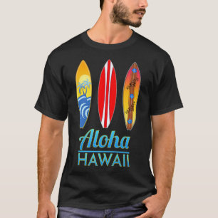 Camiseta Aloha Hawaii - Pranchas retroativas surfando765