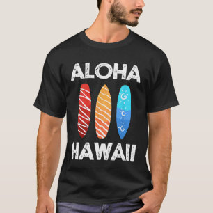 Camiseta Aloha Hawaii Surfboard Havaiana Surfing Summer