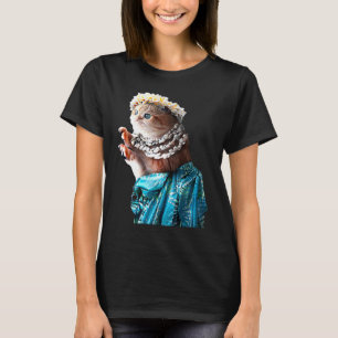 Camiseta Aloha Hawaiian Cat
