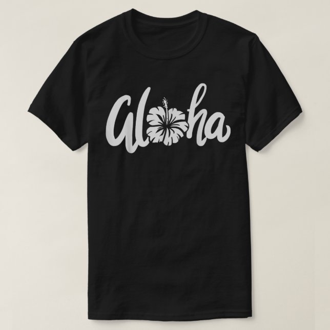 Camiseta Aloha Hawaiian Hawaii (Frente do Design)