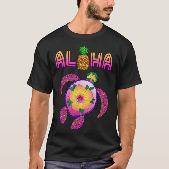 Camiseta Aloha Honu Turtle Hawaii (Frente)