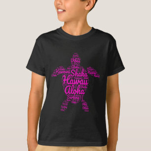 Camiseta Aloha I Love Hawaii Sea Turtles Shaka Surfing Vibe