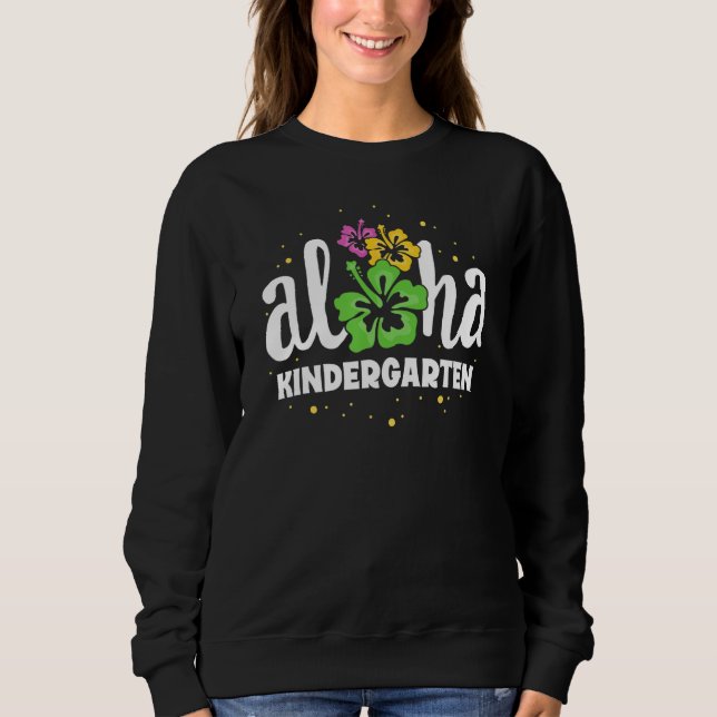 Camiseta Aloha Kindergarten Kinder Teacher First Day Back T (Frente)