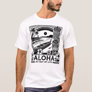 Camiseta Aloha Life - Abrace o espírito havaiano