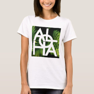 Camiseta Aloha Moderno Palma Vibes Ilha do Havaí