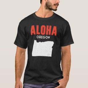 Camiseta Aloha Oregon Estados Unidos Viagem da América do E