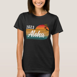 CAMISETA ALOHA PERSONALIZADO VERÃO VINTAGE