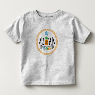Camiseta Aloha Pineapple Design - Toddler Fine Jersey T-Shi
