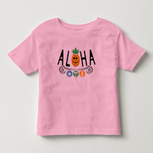 Camiseta Aloha Pineapple Design - Toddler Fine Jersey T-Shi