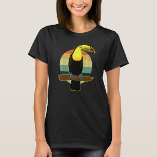 Camiseta Aloha Retro Tucano Estilo Vintage Desgastado Essen