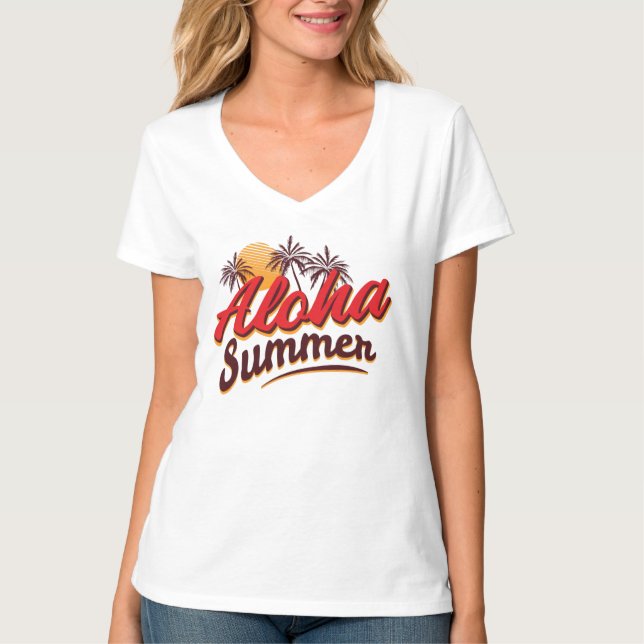 Camiseta Aloha Summer (Frente)
