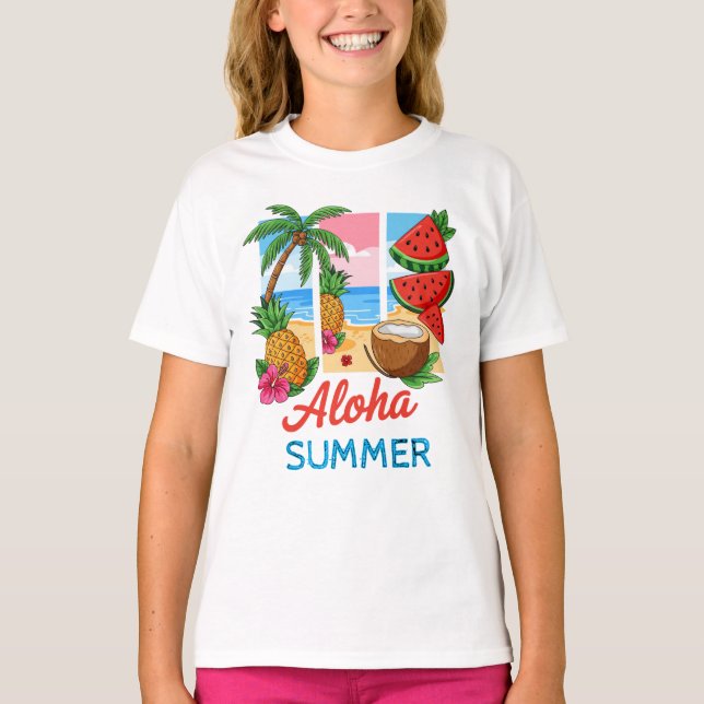 Camiseta Aloha Summer (Frente)