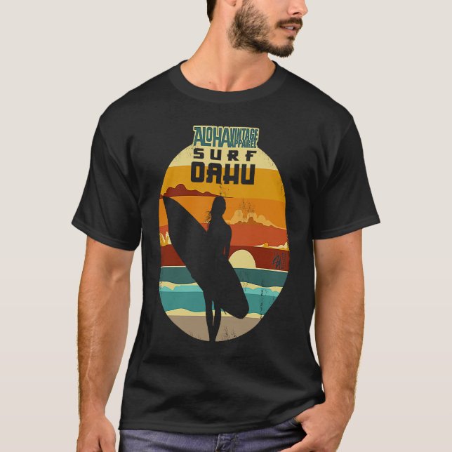 Camiseta Aloha Surf Surf Oahu Version2 (Frente)