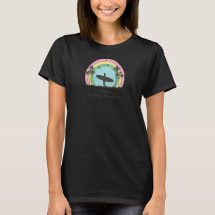 Camiseta Aloha Surfers Paradise Fofo Arco-íris Tropical Hav