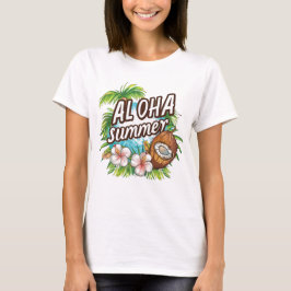 Camiseta Aloha verão