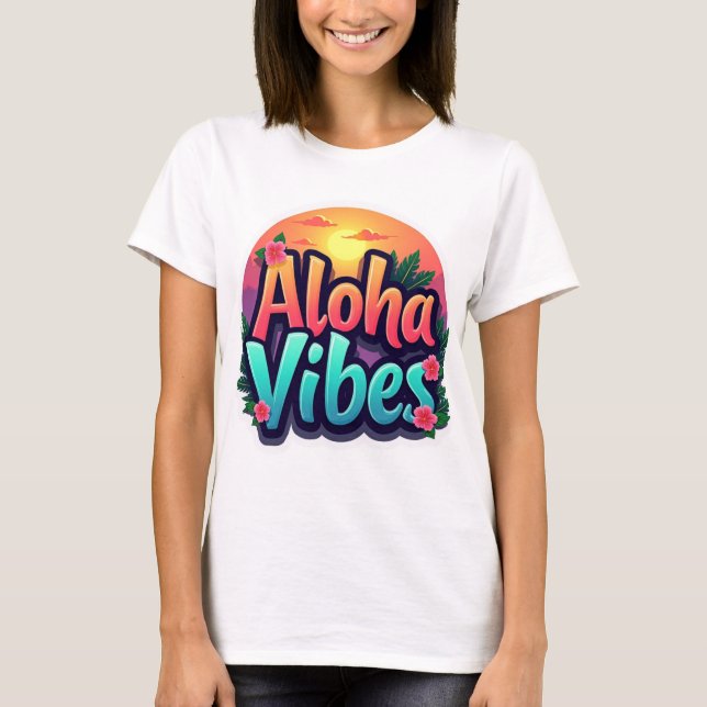 Camiseta Aloha Vibes (Frente)