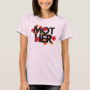 Camiseta Aloha Vibes para a mãe: Hibisco tropical