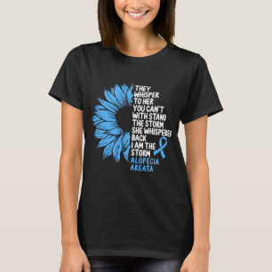 Camiseta Alopecia Areata Sensibilização Cabelo Perda Temp