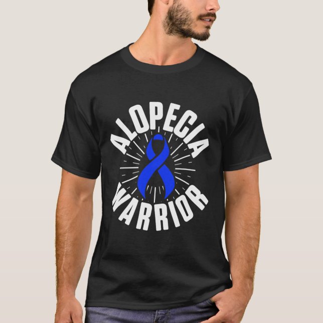 Camiseta Alopécia Consciência Cabelo Perda Terapêutica Guer (Frente)