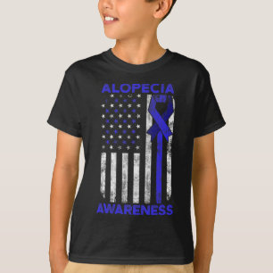 Camiseta Alopecia Sensibilização Cabelo Perda Guerreiro Ins