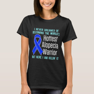Camiseta Alopecia Sensibilização Cabelo Perda Guerreiro Sob