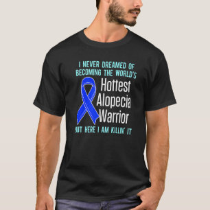 Camiseta Alopecia Sensibilização Cabelo Perda Guerreiro Sob