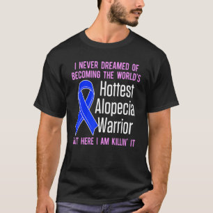 Camiseta Alopecia Sensibilização Cabelo Perda Guerreiro Sob