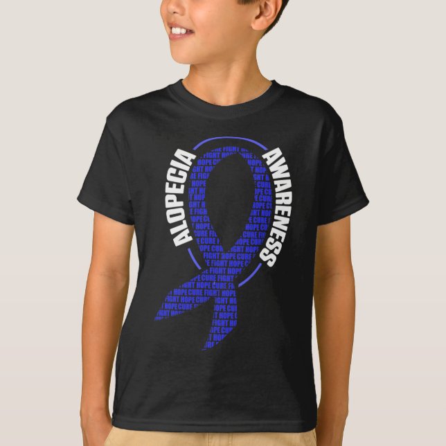 Camiseta Alopecia Sensibilização Cabelo Perda Medicação Gue (Frente)