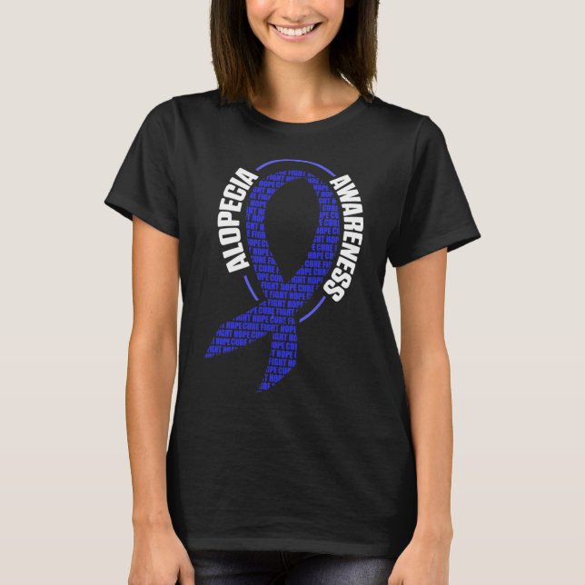 Camiseta Alopecia Sensibilização Cabelo Perda Medicação Gue (Frente)