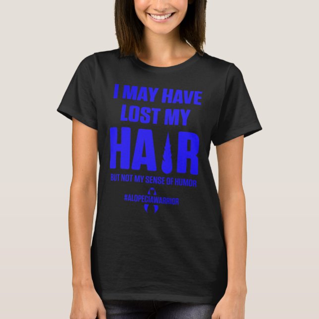 Camiseta Alopecia Sensibilização Cabelo Perda Sobrevivência (Frente)