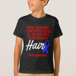 Camiseta Alopecia Sensibilização Cabelo Perdido Guerreiro C